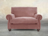 Hetty Snuggler In Pink Lush Velvet
