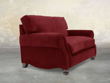Hetty Snuggler In Red Lush Velvet