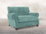 Hetty Snuggler In Summer Mist Vintage Velvet