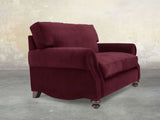 Hetty Snuggler In Wine Lush Velvet
