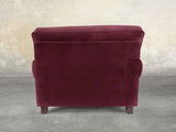 Hetty Snuggler In Wine Lush Velvet