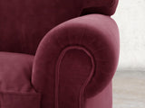 Hetty Snuggler In Wine Lush Velvet