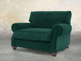 Hetty Snuggler In Kingfisher Lush Velvet