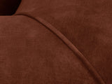 Jasper 2 Seat Chesterfield Sofa In Burnt Umber Vintage Velvet