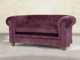 Jasper 2 Seat Chesterfield Sofa In Imperial Vintage Velvet