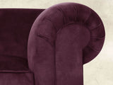 Jasper 2 Seat Chesterfield Sofa In Imperial Vintage Velvet