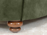 Jasper 2 Seat Chesterfield Sofa In Jade Vintage Velvet