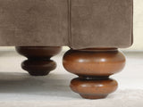 Jasper 2 Seat Chesterfield Sofa In Otter Vintage Velvet