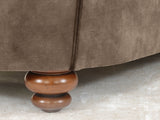 Jasper 2 Seat Chesterfield Sofa In Otter Vintage Velvet