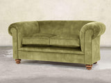 Jasper 2 Seat Chesterfield Sofa In Spring Meadow Vintage Velvet