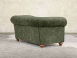 Jasper 3 Seat Chesterfield Sofa In Jade Vintage Velvet