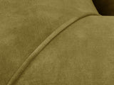 Jasper 3 Seat Chesterfield Sofa In Olive Vintage Velvet