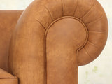 Jasper 3 Seat Chesterfield Sofa In Camel Soft 'n' Easy Leather