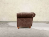 Jasper 4 Seat Chesterfield Sofa In Hickory Vintage Velvet