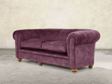 Jasper 4 Seat Chesterfield Sofa In Imperial Vintage Velvet
