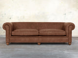 Jasper 4 Seat Chesterfield Sofa In Hazel Soft 'n' Easy Leather