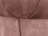Jasper Chesterfield Chair In Dusky Pink Vintage Velvet