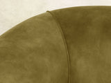 Jasper Chesterfield Chair In Olive Vintage Velvet
