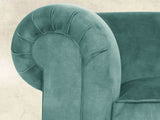 Jasper Chesterfield Chair In Summer Mist Vintage Velvet