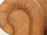 Jasper Chesterfield Chair In Camel Soft 'n' Easy Leather