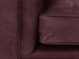 Jasper Chesterfield Chair In Port Soft 'n' Easy Leather