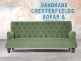 Lottie 3 Seat Sofa In Pine Lush Velvet