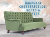 Lottie 3 Seat Sofa In Pine Lush Velvet