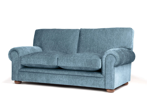 Millie 2 Seat Chesterfield Sofa In Atlantic Funky Cord (Ex-Display)