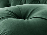 Oskar 2 Seat Chesterfield Sofa In Dark Green Lush Velvet