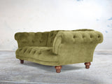 Oskar 2 Seat Chesterfield Sofa In Spring Meadow Vintage Velvet