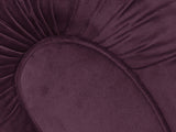 Oskar 4 Seat Chesterfield Sofa In Grape Lush Velvet