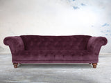 Oskar 4 Seat Chesterfield Sofa In Imperial Vintage Velvet