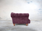 Oskar 4 Seat Chesterfield Sofa In Imperial Vintage Velvet