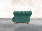 Oskar 4 Seat Chesterfield Sofa In Kingfisher Lush Velvet
