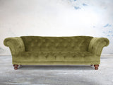 Oskar 4 Seat Chesterfield Sofa In Spring Meadow Vintage Velvet