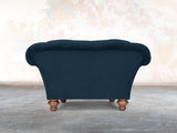 Oskar Chesterfield Chair In Eclipse Lush Velvet