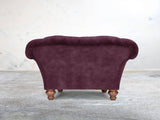 Oskar Chesterfield Chair In Imperial Vintage Velvet
