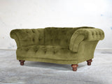 Oskar Chesterfield Snuggler In Spring Meadow Vintage Velvet