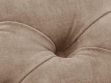 Queen Anne Footstool In Mocha Vintage Velvet