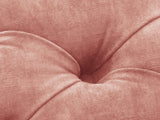 Queen Anne Footstool In Pink Blush Vintage Velvet