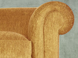 Tillie 3 Seat Chesterfield Sofa In Gold Funky Cord