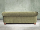 Tillie 4 Seat Chesterfield Sofa In Moss Funky Cord