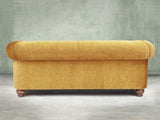 Tillie Bigger 3 Seat Chesterfield Sofa In Gold Funky Cord