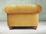 Tillie Chesterfield Snuggler In Gold Funky Cord