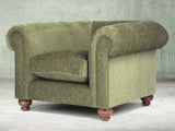 Tillie Chesterfield Snuggler In Moss Funky Cord