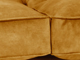 Arthur 2 Seat Chesterfield Sofa In Gold Vintage Velvet