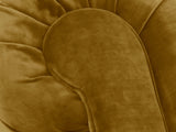 Arthur 2 Seat Chesterfield Sofa In Golden Lush Velvet