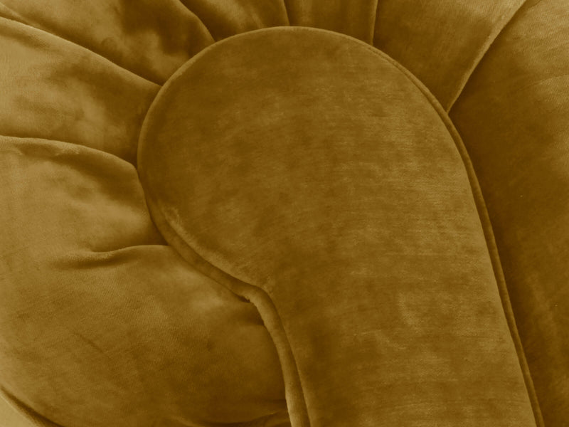 Arthur 4 Seat Chesterfield Sofa In Golden Lush Velvet