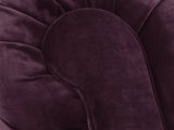 Arthur Chesterfield Chair In Grape Lush Velvet