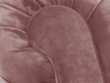 Arthur Chesterfield Chair In Pink Lush Velvet